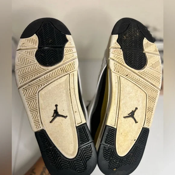 Nike Jordan Dub Zero Black and White Gold Trim 311046-005 Size 11 Sneakers Shoes - Picture 8 of 8